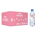 Evian Natural Mineral Water, 24 x 500ml